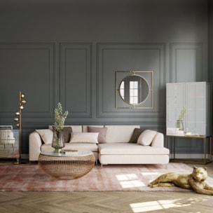 Canapé d'angle Gianna 250cm crème Kare Design