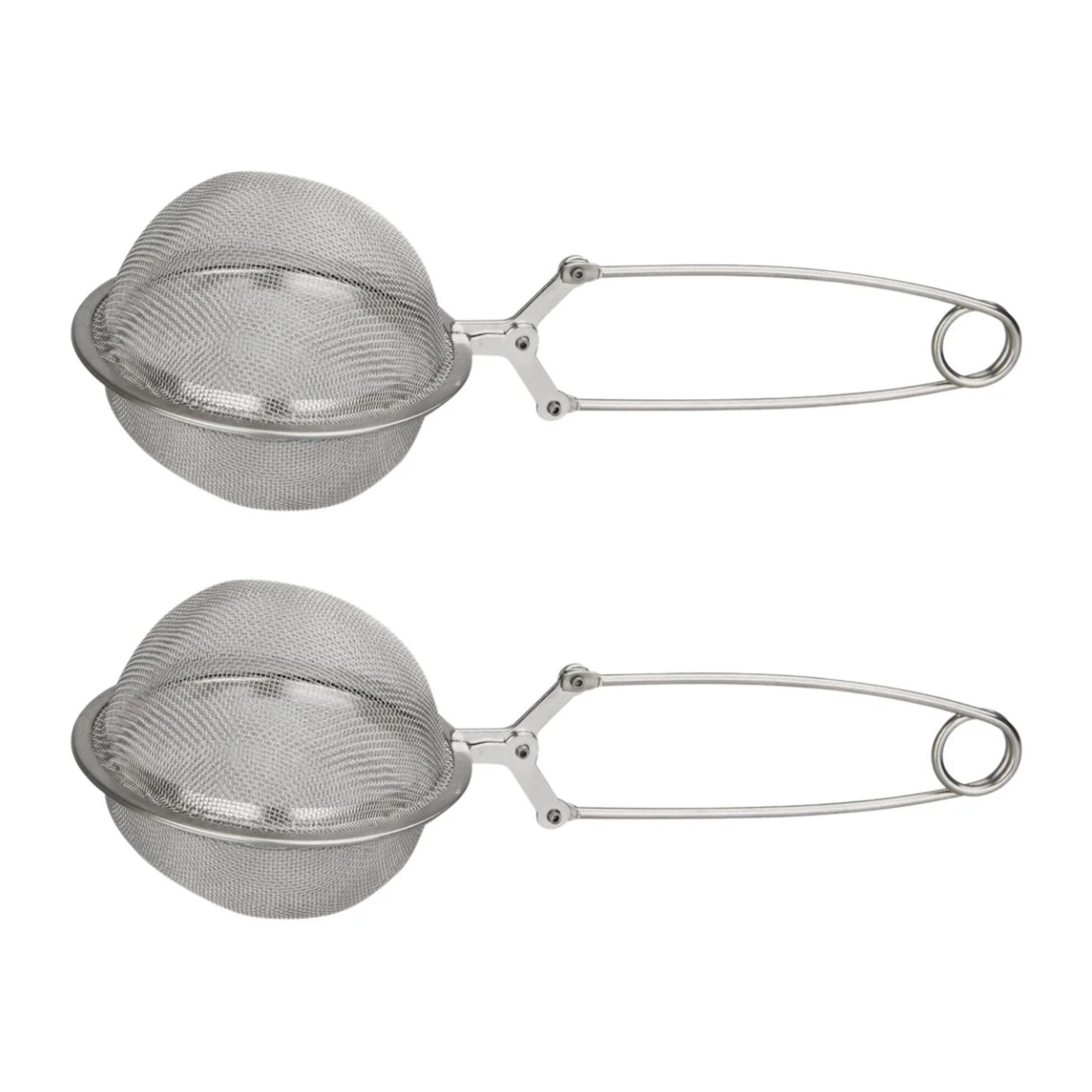 Ensemble de 2 Boules à thé type Pinces à thé en inox 18,5 cm Fackelmann