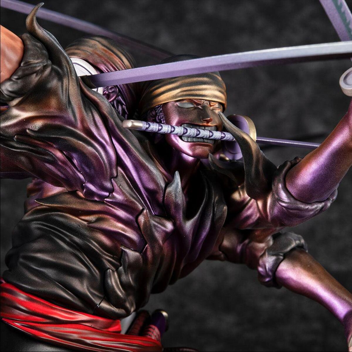 One Piece Excellent P.O.P. "Maximum" Statua Roronoa Zoro Asura 17 Cm Megahouse