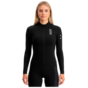 Maglia ECOON modello ROUBAIX Nera da Donna