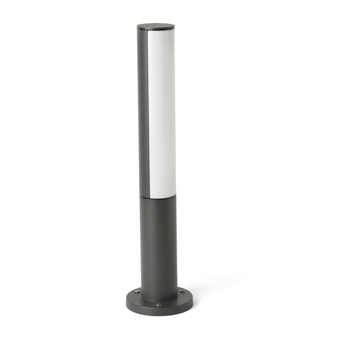 BERET-1 LED Lámpara baliza gris oscuro h 50cm