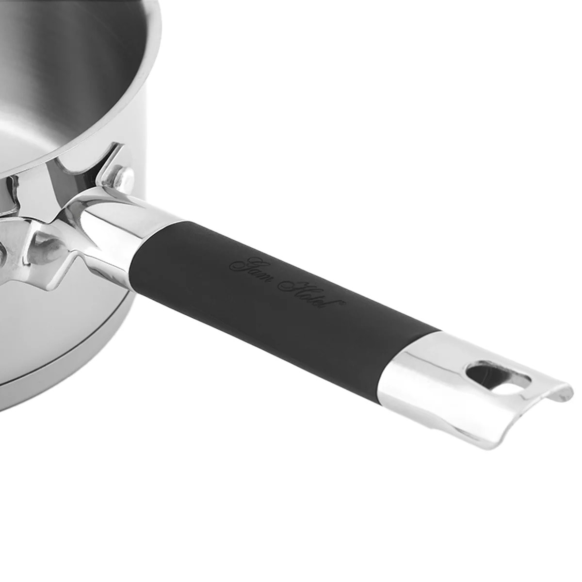 Set de 5 casseroles en inox 18/8 (12,14,16,18,20 cm)