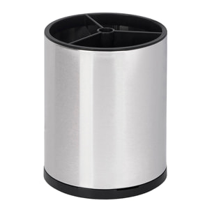 Portautensili in acciaio rotante. 20,5cm