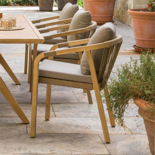Fauteuil de jardin "Papouasie" en acacia
