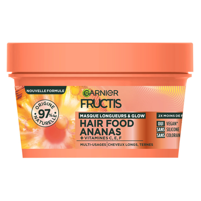 Lot de 6 - Garnier Fructis Hair Food Masque Ananas 320 ml