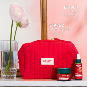WELEDA - TROUSSE VISAGE GRENADE MACA : Crème de Jour + Sérum raffermissant - 40+30 ml