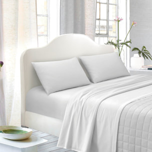 STYLE & COTTON Completo letto singolo bianco cotone 100%