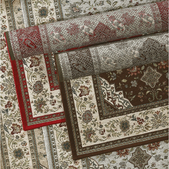 Tappeto Soggiorno Salotto TABRIZ Color Marrone