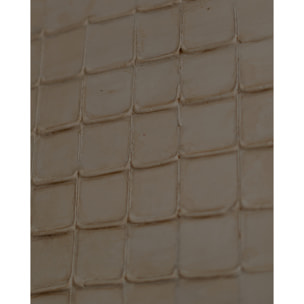 Tableau gris décoratif sur toile de coton avec cadre en bois peint à la main à la peinture à l'huile en différentes tailles