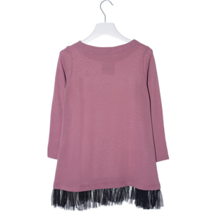 Abitino in Caldo Jersey e Tulle-Pure