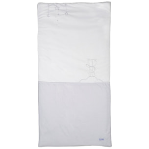 Edredon pour lit bébé en coton blanc