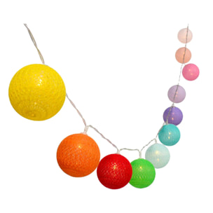 Guirlande solaire MIMY 10 boules 3.8M