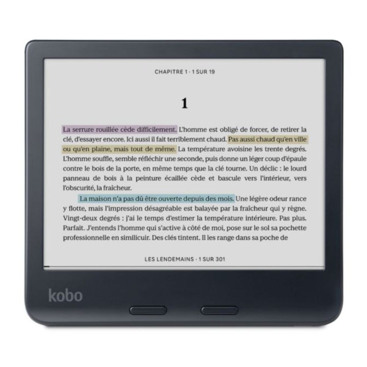 Liseuse eBook KOBO Pack Libra Colour + Stylus 2 noir