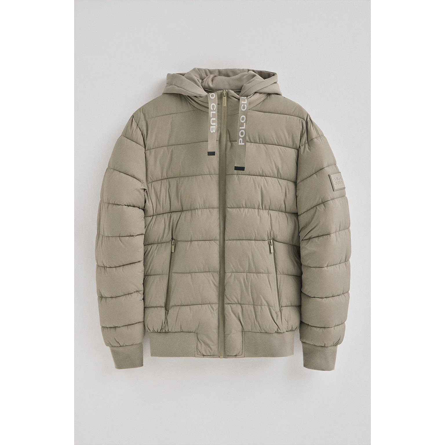 Chaqueta Comet color piedra con logo Polo Club