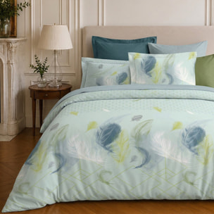 Parure housse de couette 100% microfibre motif tropical - PALOMA