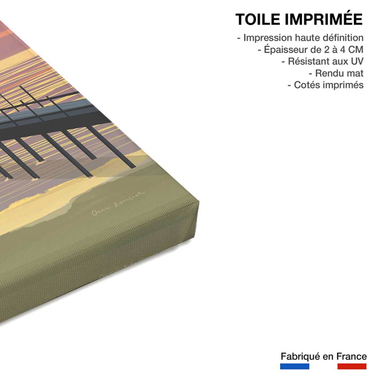 Tableau de voyage California dream Toile imprimée