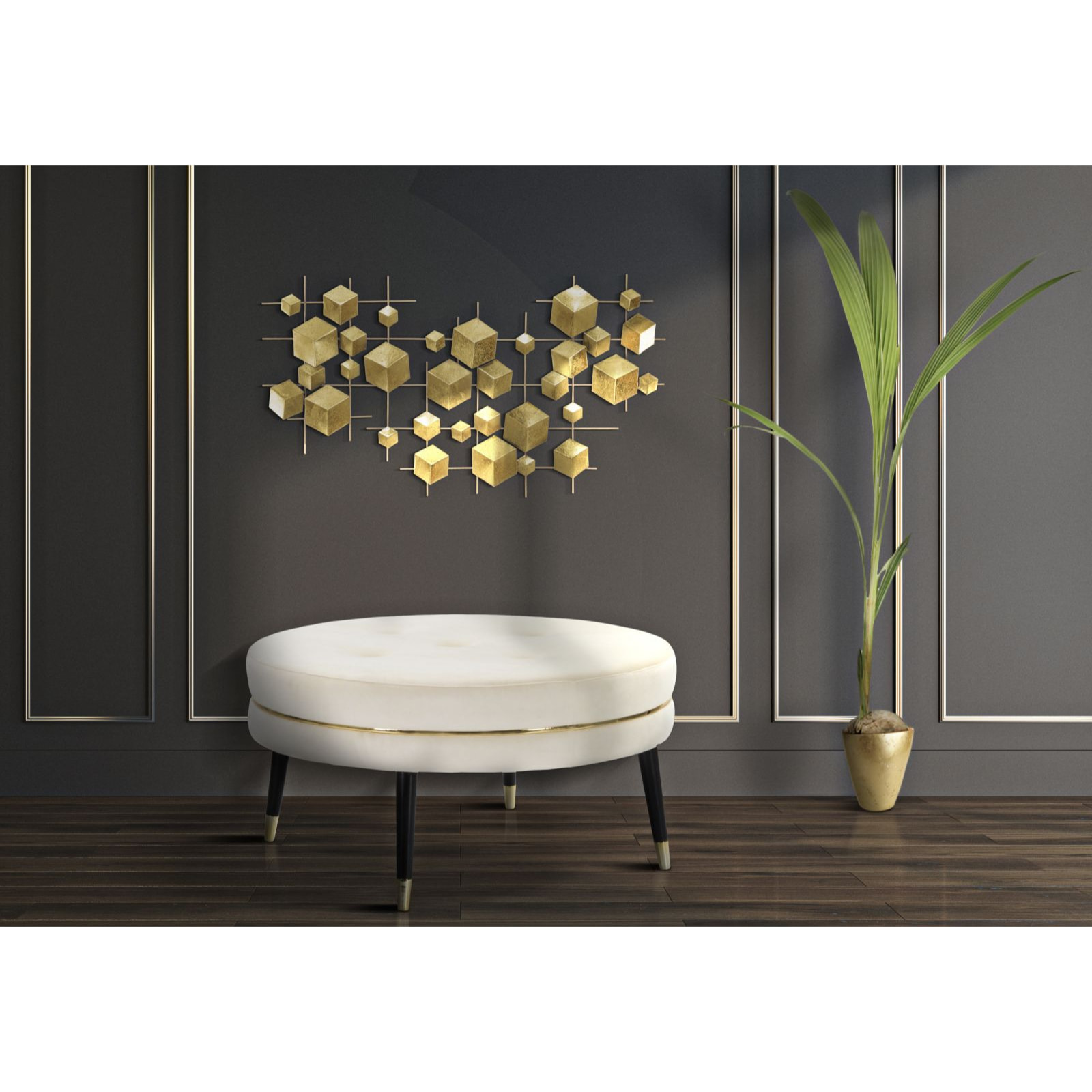 PANNELLO IN FERRO ABSTRACT CM 90,5X3,5X50