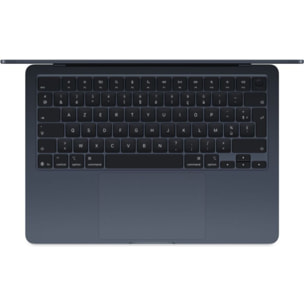 Ordinateur Apple MACBOOK Air 13,6" Puce M4 CPU 10 / GPU 8 coeurs Mémoire RAM 16Go Stockage 1To SSD Retina Minuit