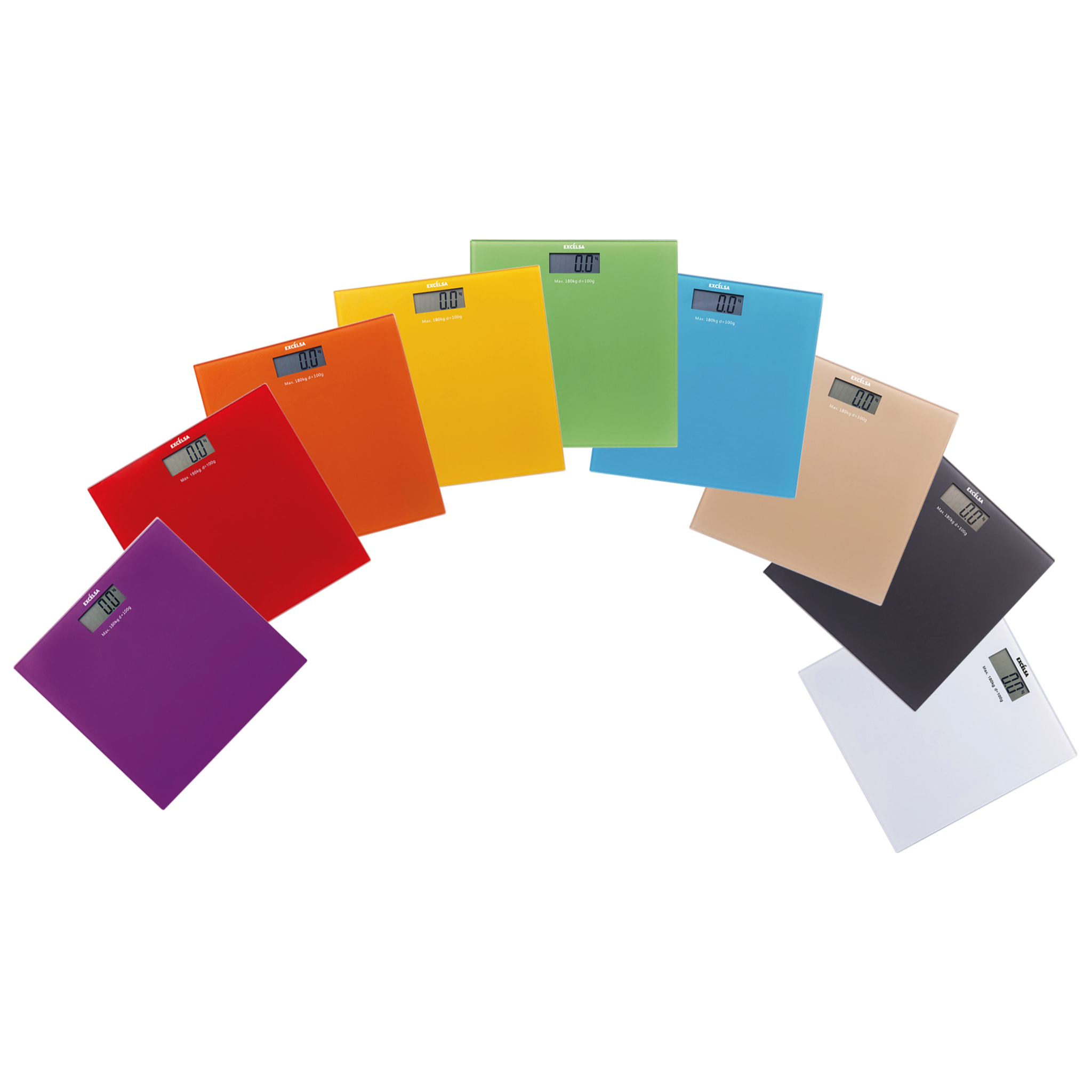 Pesapersone Digitale Excelsa- Spa, Vetro Viola