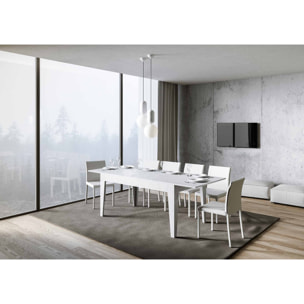 Tavolo allungabile 90x160/220 cm Cico Bianco Spatolato