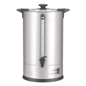 LOUIS TELLIER - Percolateur à café professionnel - Capacité 13,2 L - 100 tasses - INOX - Filtre en inox - Robinet anti-gouttes