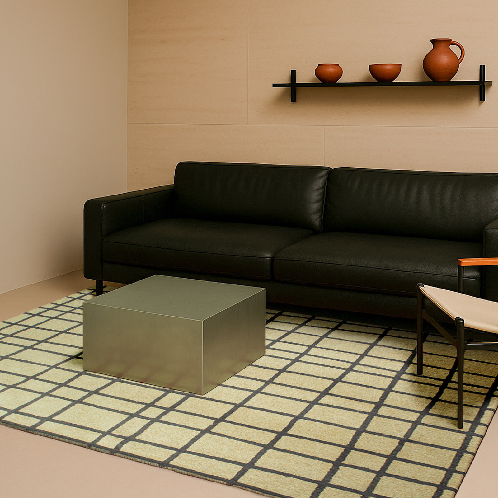 Tapis Creamy Black