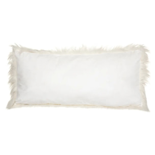 Coussin long "Oslo" - fausse fourrure 35x75 cm