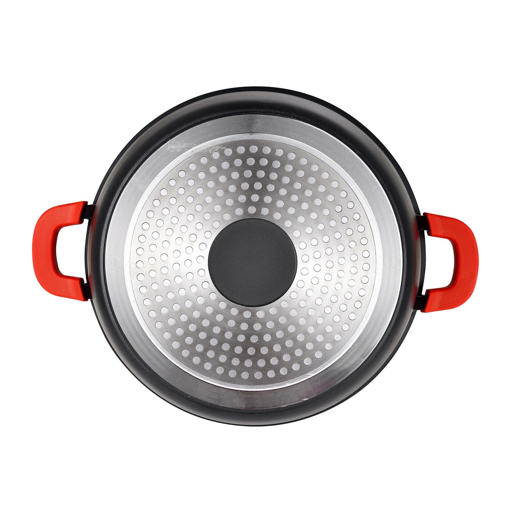 Cacerola Ø20x9cm con tapa en Aluminio fundido CHROMA Bergner