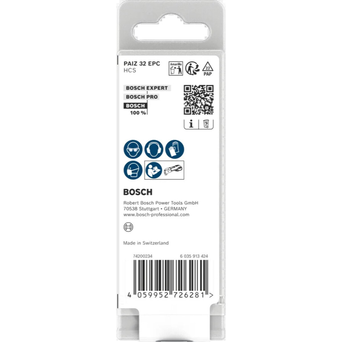 Lame pour coupe plongeante PRO PAIZ 32 EPC BOSCH - Boite de 10 - 2608669277