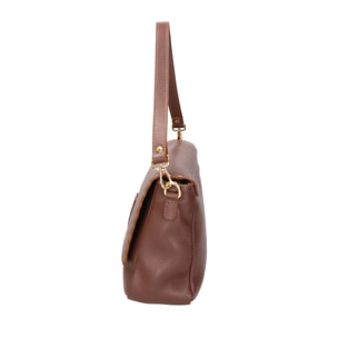 Borsa a spalla da donna - Modello Walda - Vera pelle - 34.0 x 17.5 x 10.0 cm
