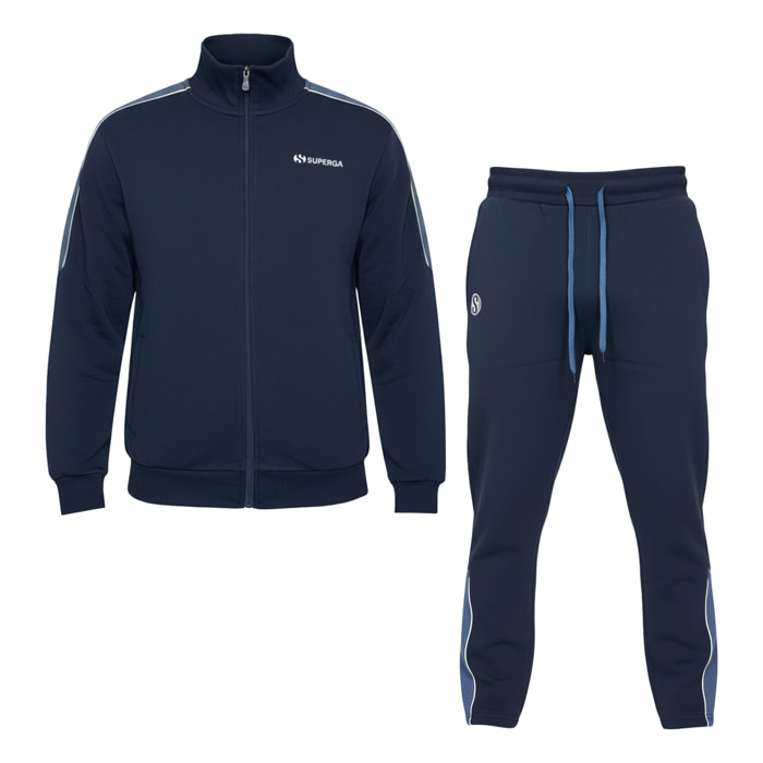 Tuta Ragazzo SUPERGA Cotone Felpato Full Zip