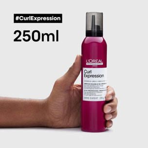 Série Expert Curl Expression - Crème en-Mousse 10en1 - cheveux ondulés, bouclés et frisés 250ml