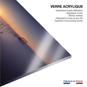 Tableau lumière violette Tableau plexiglas