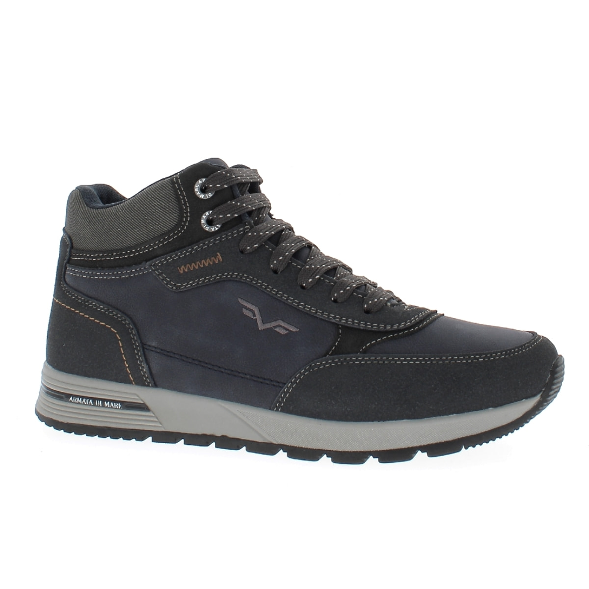 Armata di Mare Scarpe Uomo Stivaletti Casual Stringati con Soletta Rimovibile in Memory Foam AMU W24L629 Navy