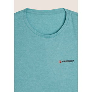 T-shirt Uomo in Cotone con Logo FREDDY Colorato