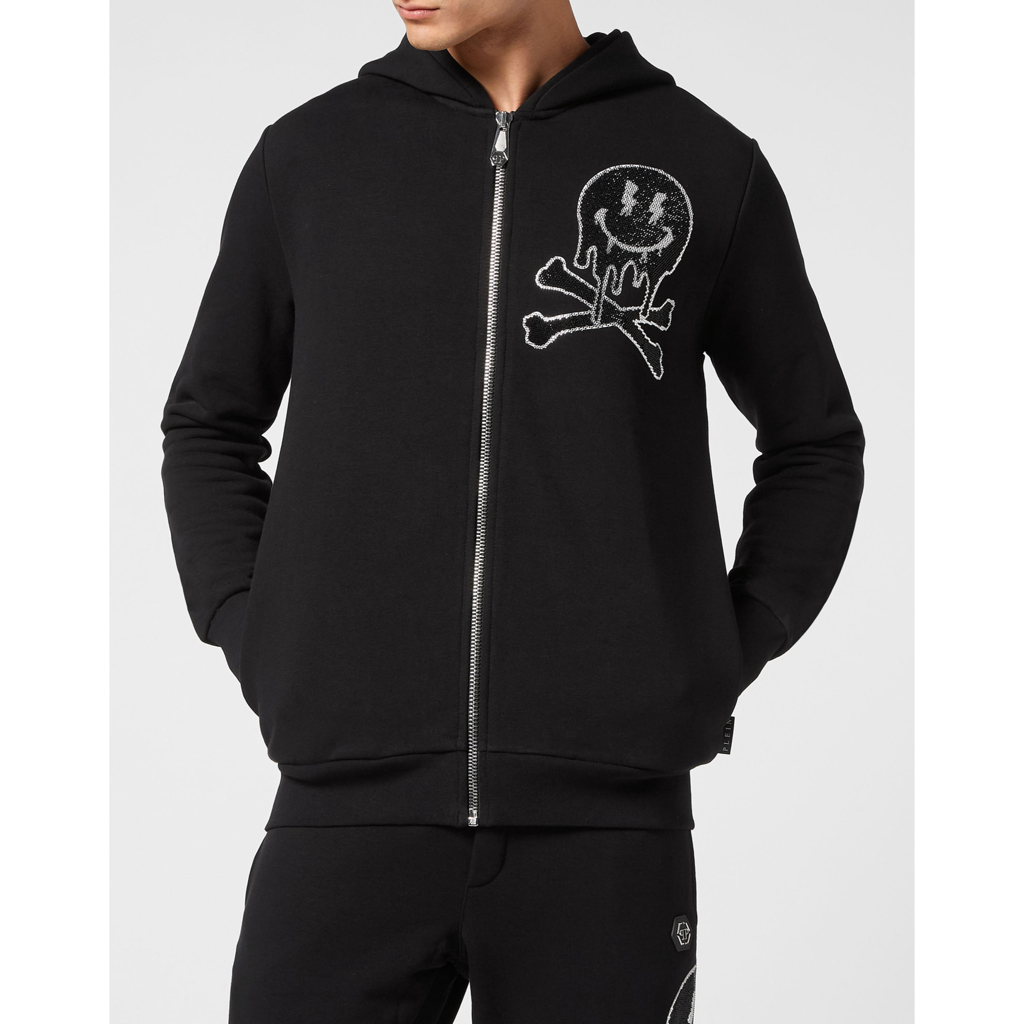 PHILIPP PLEIN Chándal: Sudadera con capucha y pantalón SKELETON
