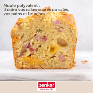 Moule à cake 31,5 cm Zenker Silicone fibre de verre