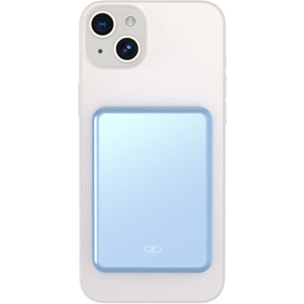 Batterie externe FORCE POWER 5000 mAh USB C 15W Mini magnet bleu