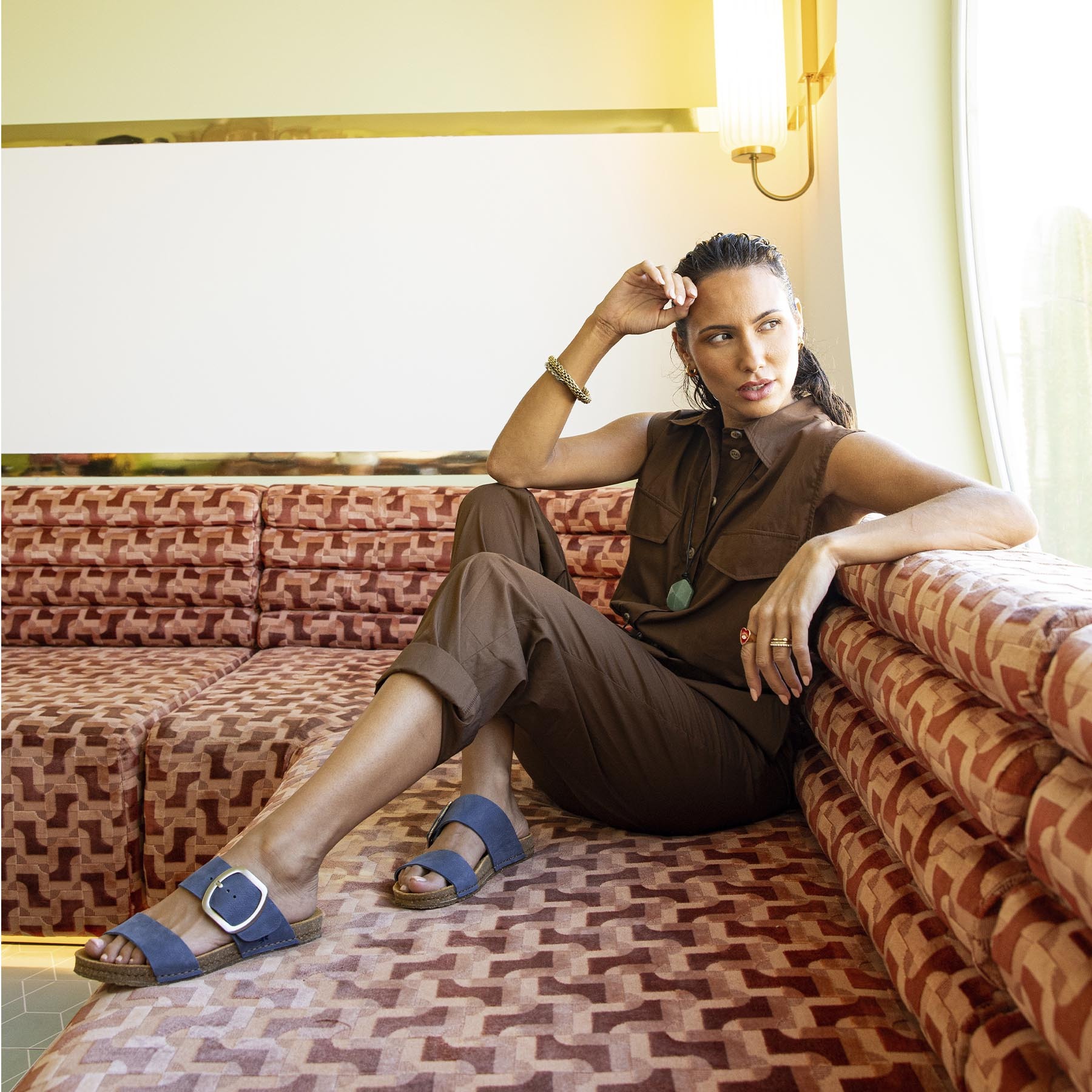 Sandalias 0175 NOBUCK CREAM/ CRETA color Cream