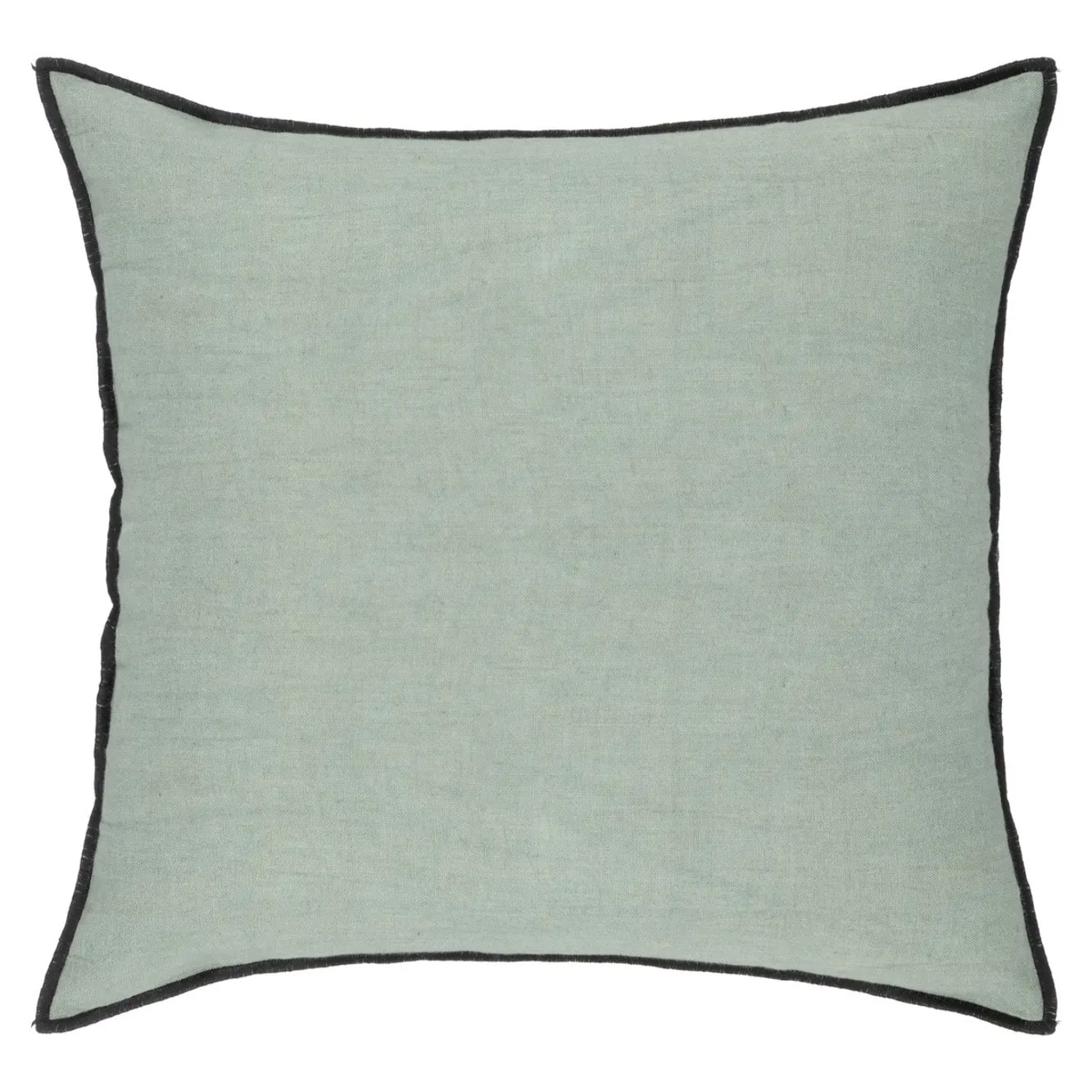 Coussin "Linah" - coton - vert céladon - 45x45 cm