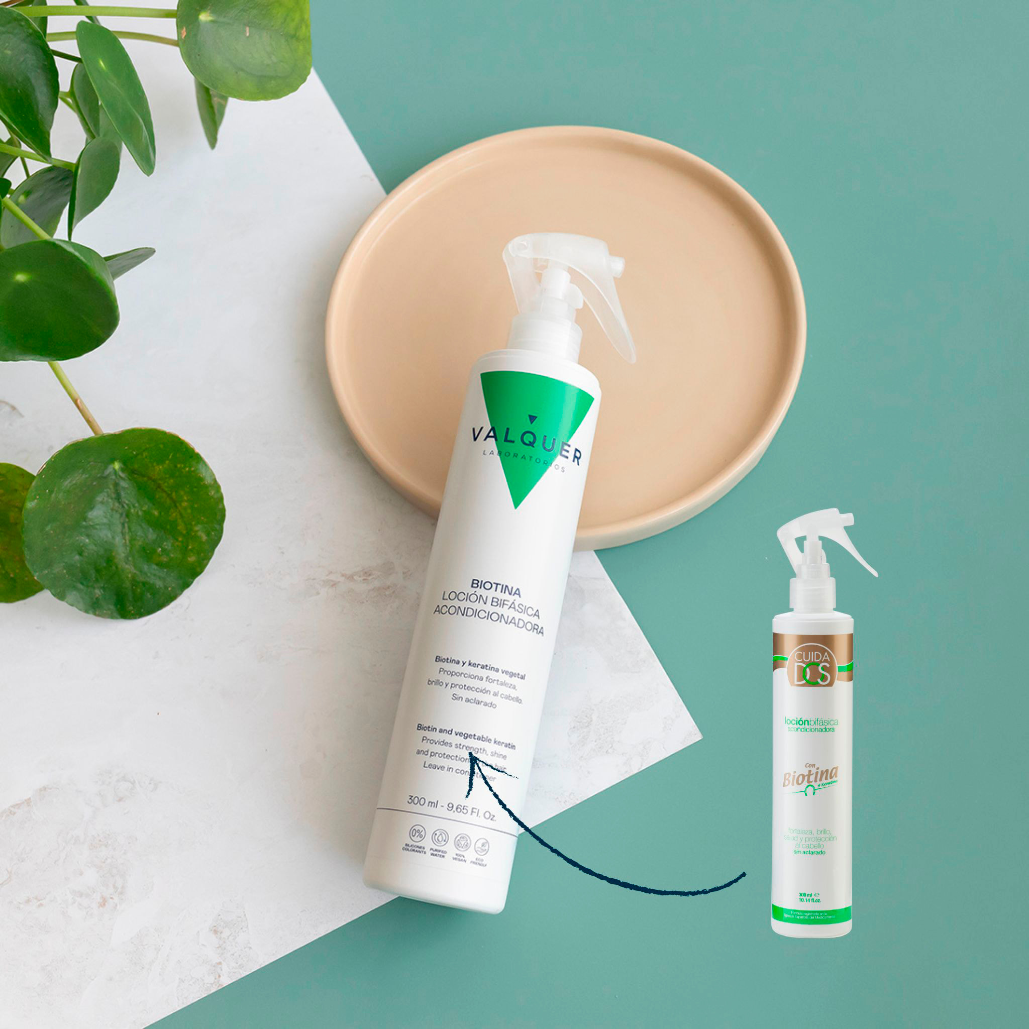 Valquer Loción bifásica capilar acondicionadora - 300 ml