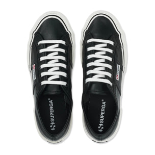 Le Superga Uomo/Donna Nero 2490 VEGAN FAUX LEATHER