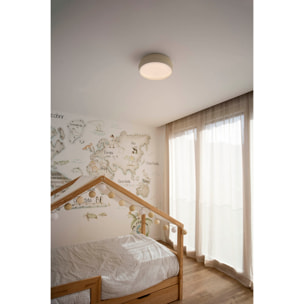 SHOKU 350 Lampe applique/plafonnier gris/blanc