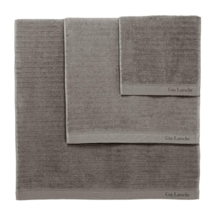 3 serviettes PALACE GUY LAROCHE - coton 550 g/m2 - gris