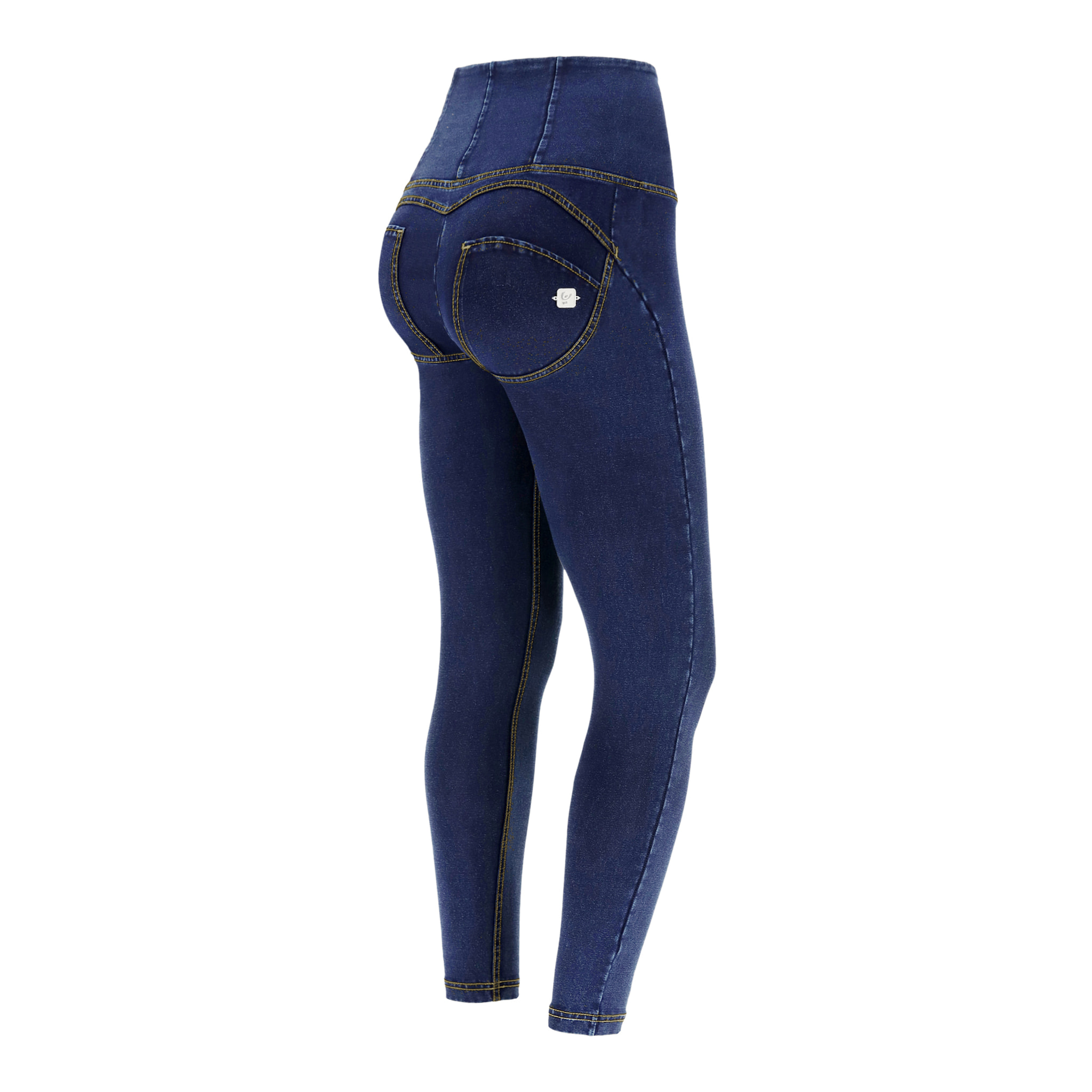 Jeggings push up WR.UP® 7/8 superskinny vita alta con zip