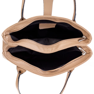 Auditore bolso Tote mujer, piel auténtica Dollaro.