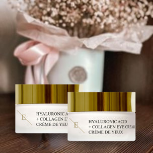 Crema para ojos Pro Age con ácido hialurónico y colágeno 2x 30 ml