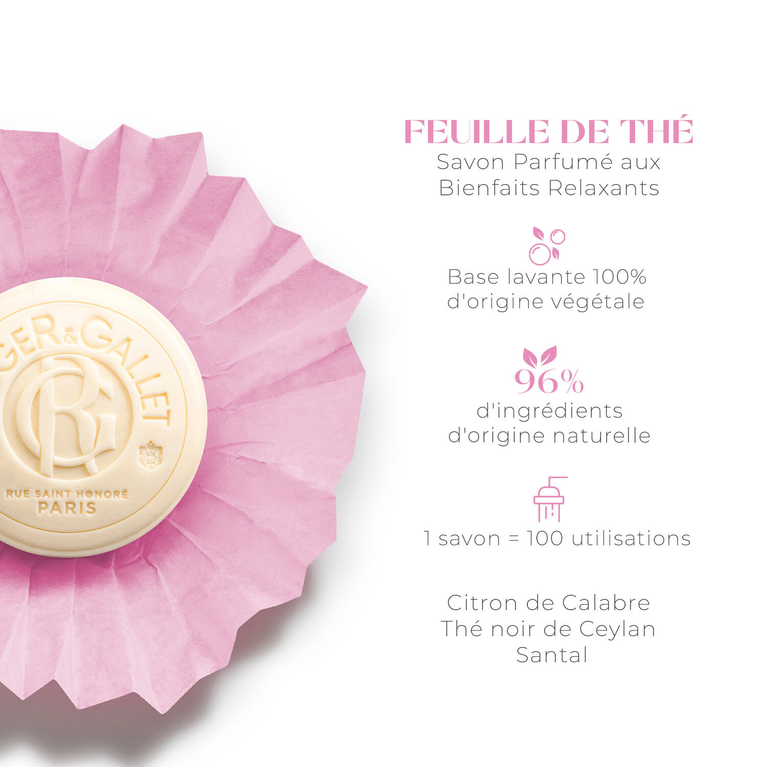 Feuille de Thé - Savon Bienfaisant 100g