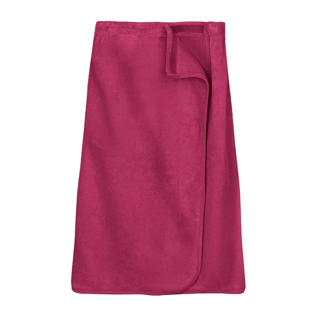 Pareo pur coton 420 g/m² uni rose Elea fuchsia