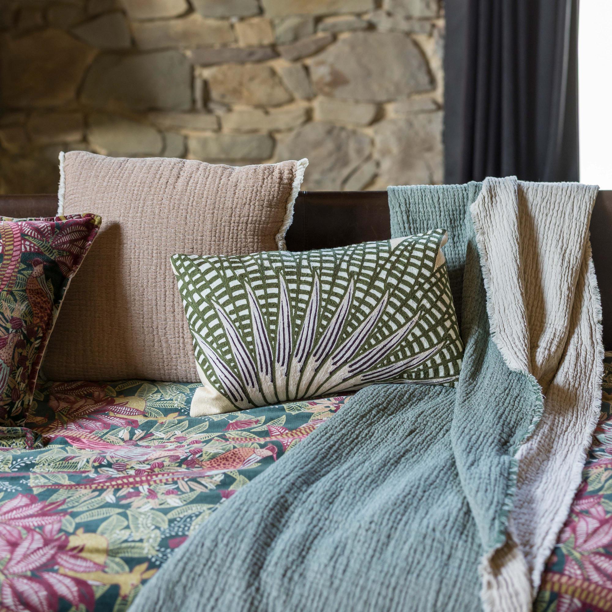 Coussin brodé Ewan